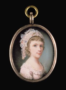 فتاة صغيرة ، 1775 (مرحاض على الرق) بواسطة صموئيل كوتس